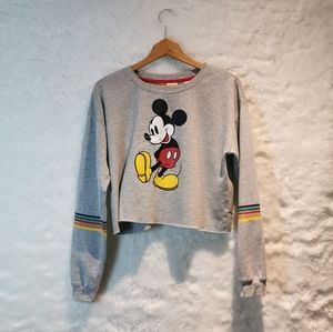 Disney Mickey Mouse Crop Sweater
